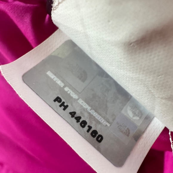The North Face 700 Puffer Down Jacket Pink Red Womens Small Coat Insulated Ski - Picture 6 of 12